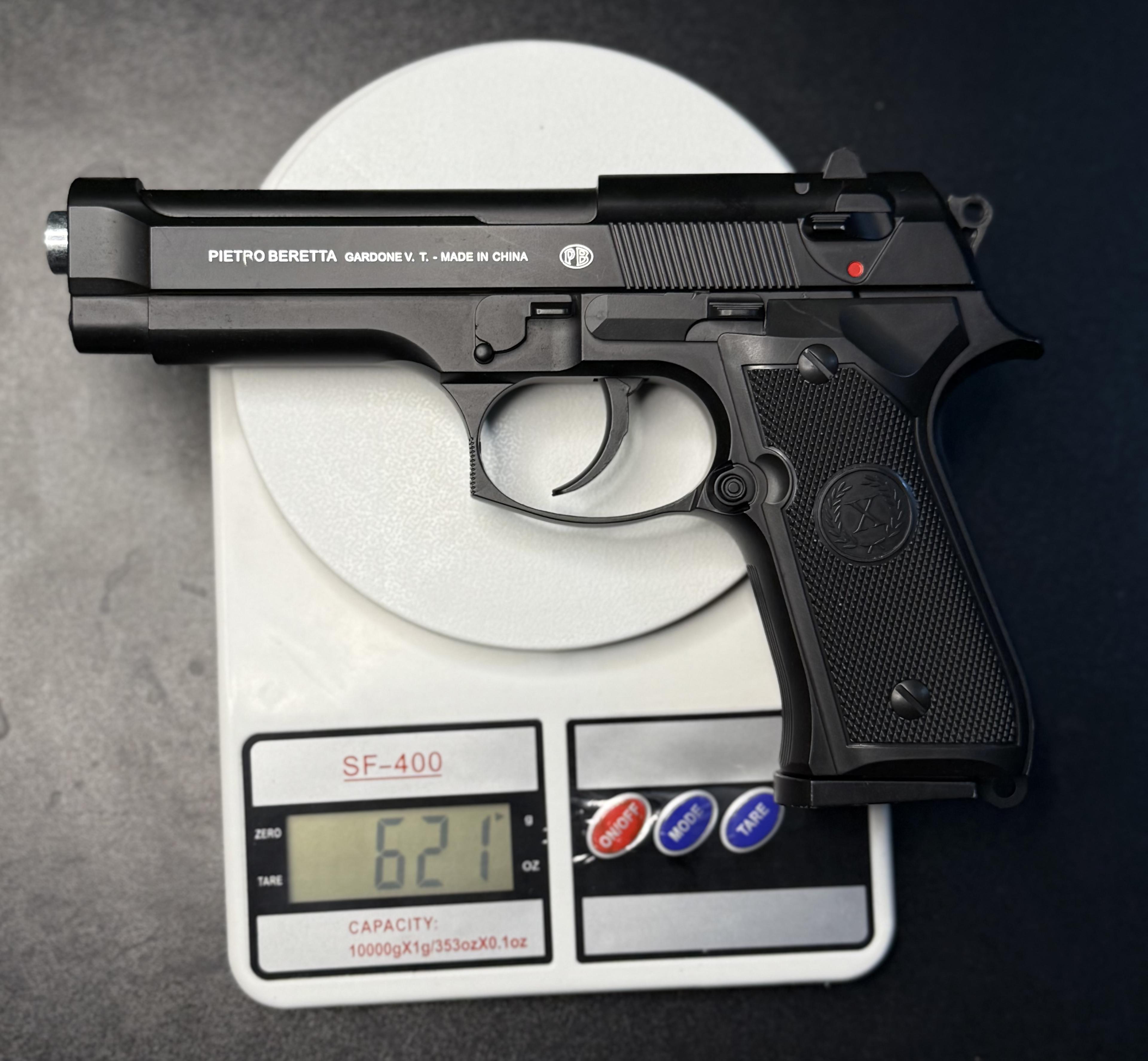 Beretta M92 Spring Airsoft Toy Gun(Black)
