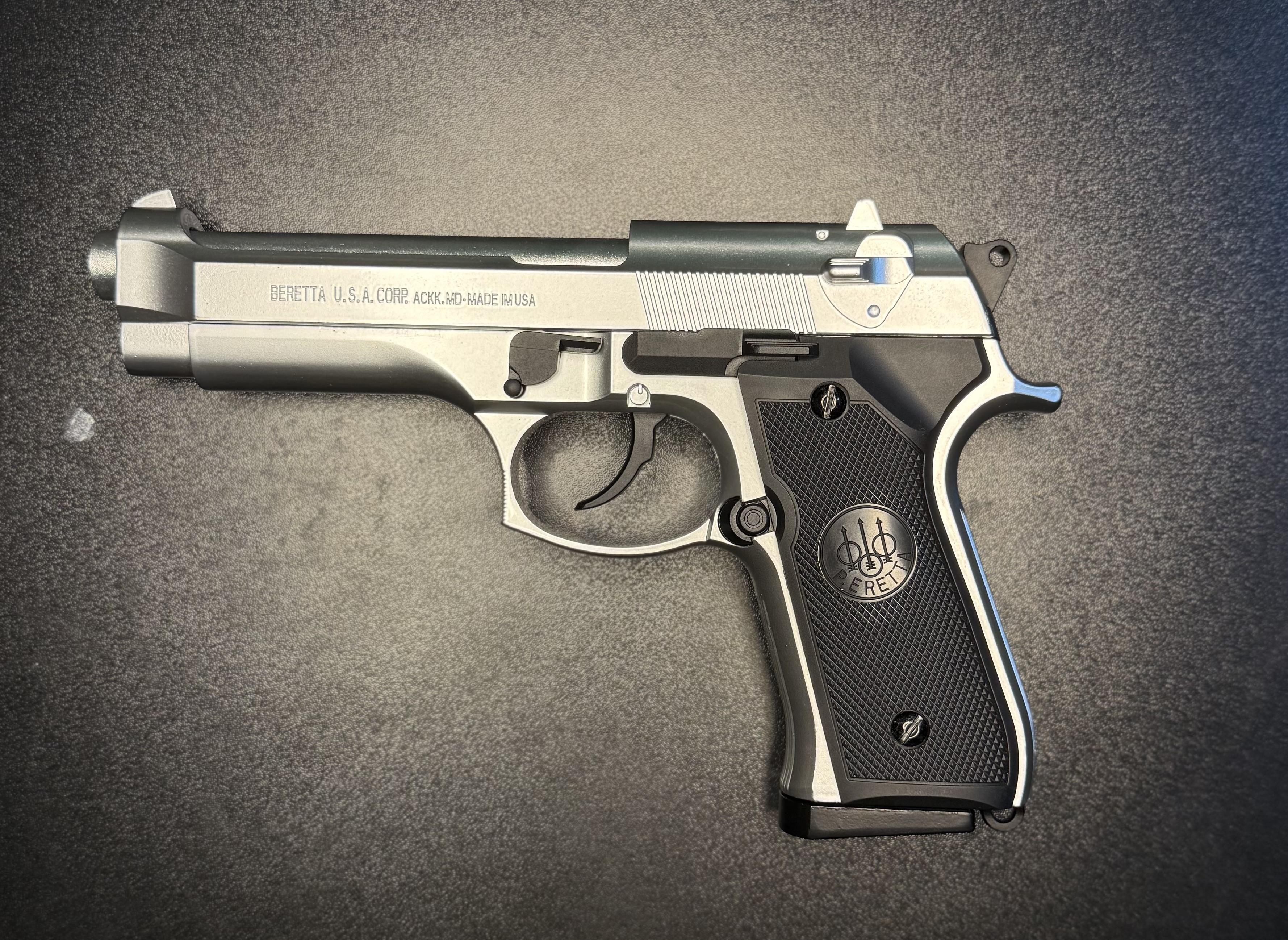 HT Beretta M92 Gel Blaster Toy Gun(Silver)