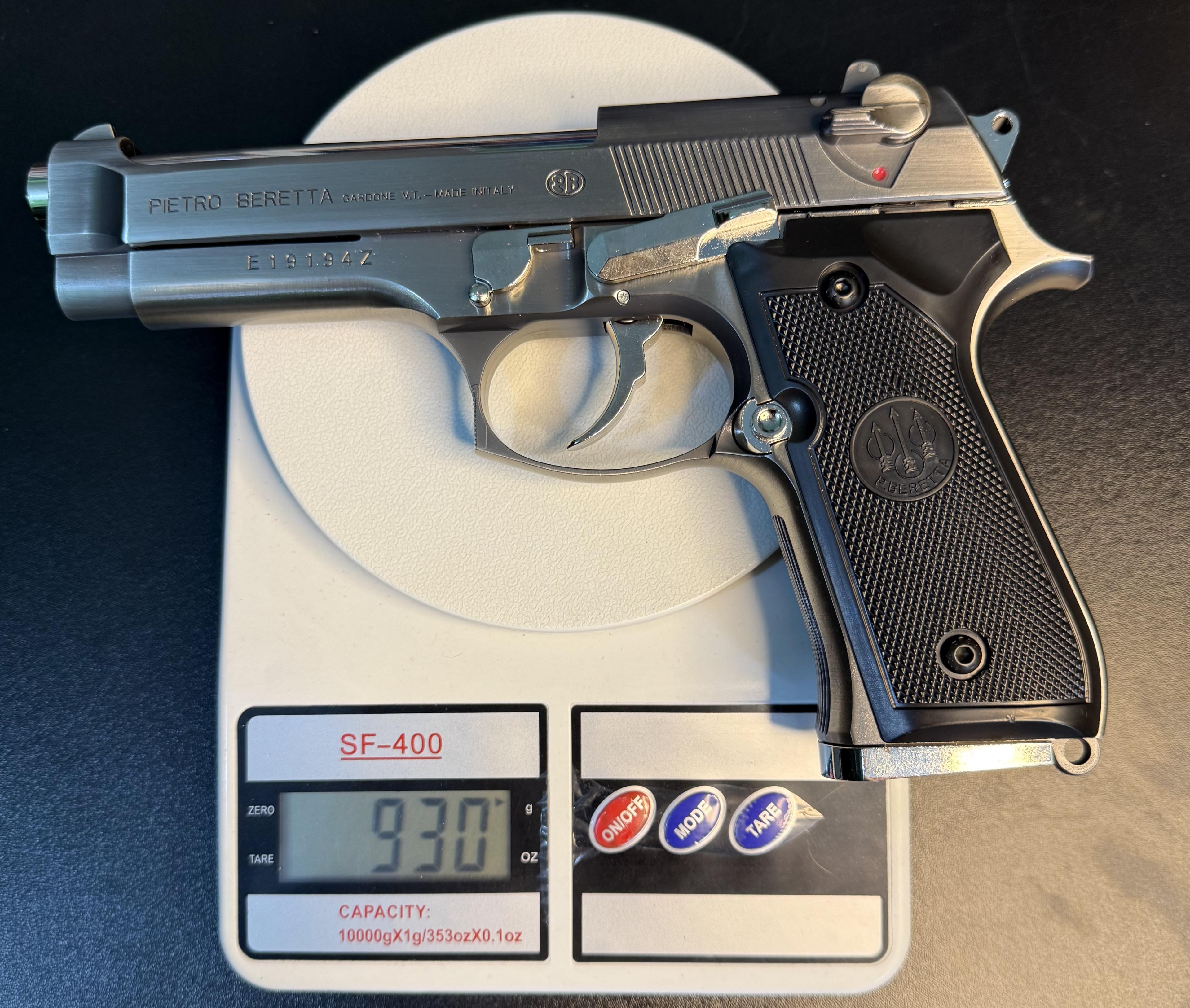 Beretta M92 Spring Airsoft Toy Gun.